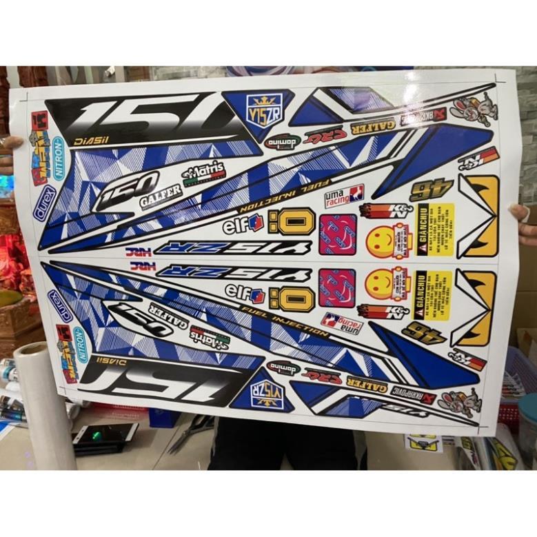 Tem xe exciter 150 xanh