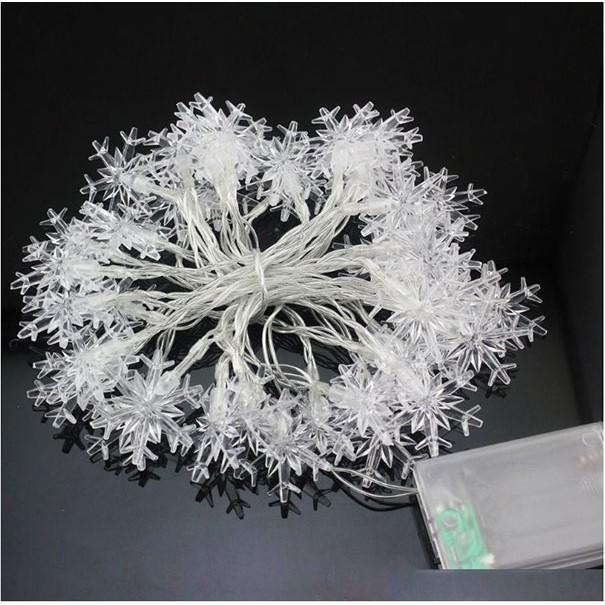 Đèn Led Trang Trí Ngôi Sao Dài 6M - 40 Bóng Trang Trí Noel Lễ Tết