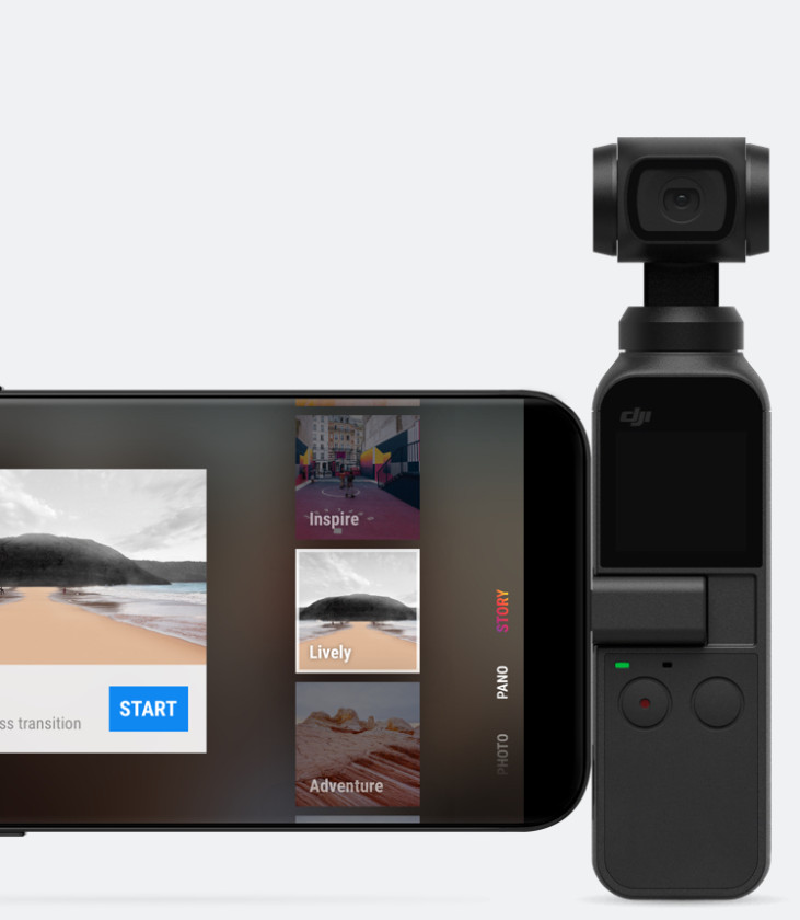 Gimbal DJI OSMO Pocket - Hàng Chính Hãng