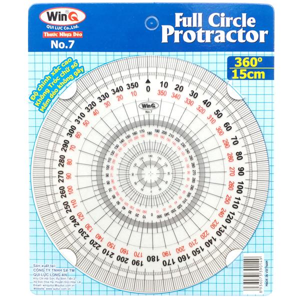 Bộ 2 Thước Đo Độ 360 WinQ No.7