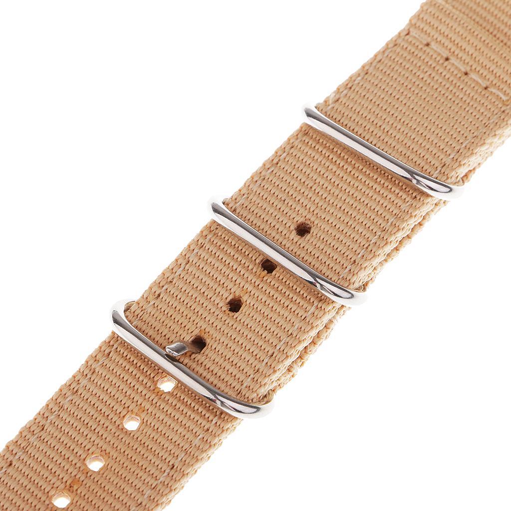 Nylon  Strap with Stainless Steel  18mm
