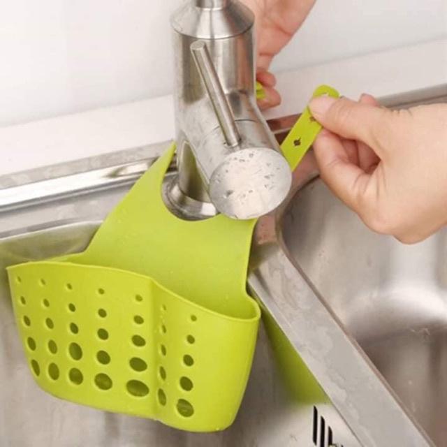 Giỏ Treo Giẻ Rửa Bát Loại Nhựa Dẻo Cao Cấp