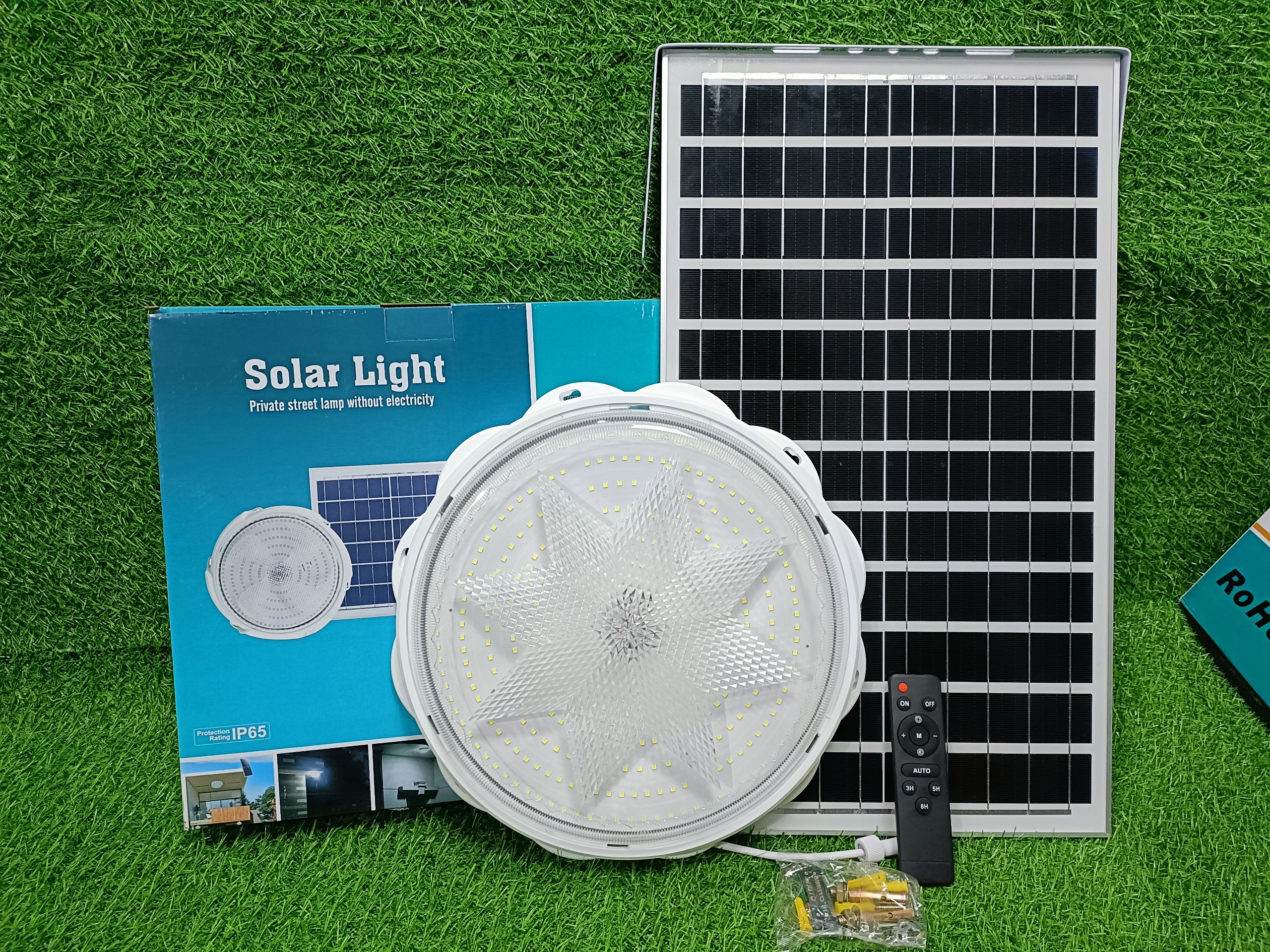 Đèn Năng Lượng Mặt Trời Ốp trần 300W 400W