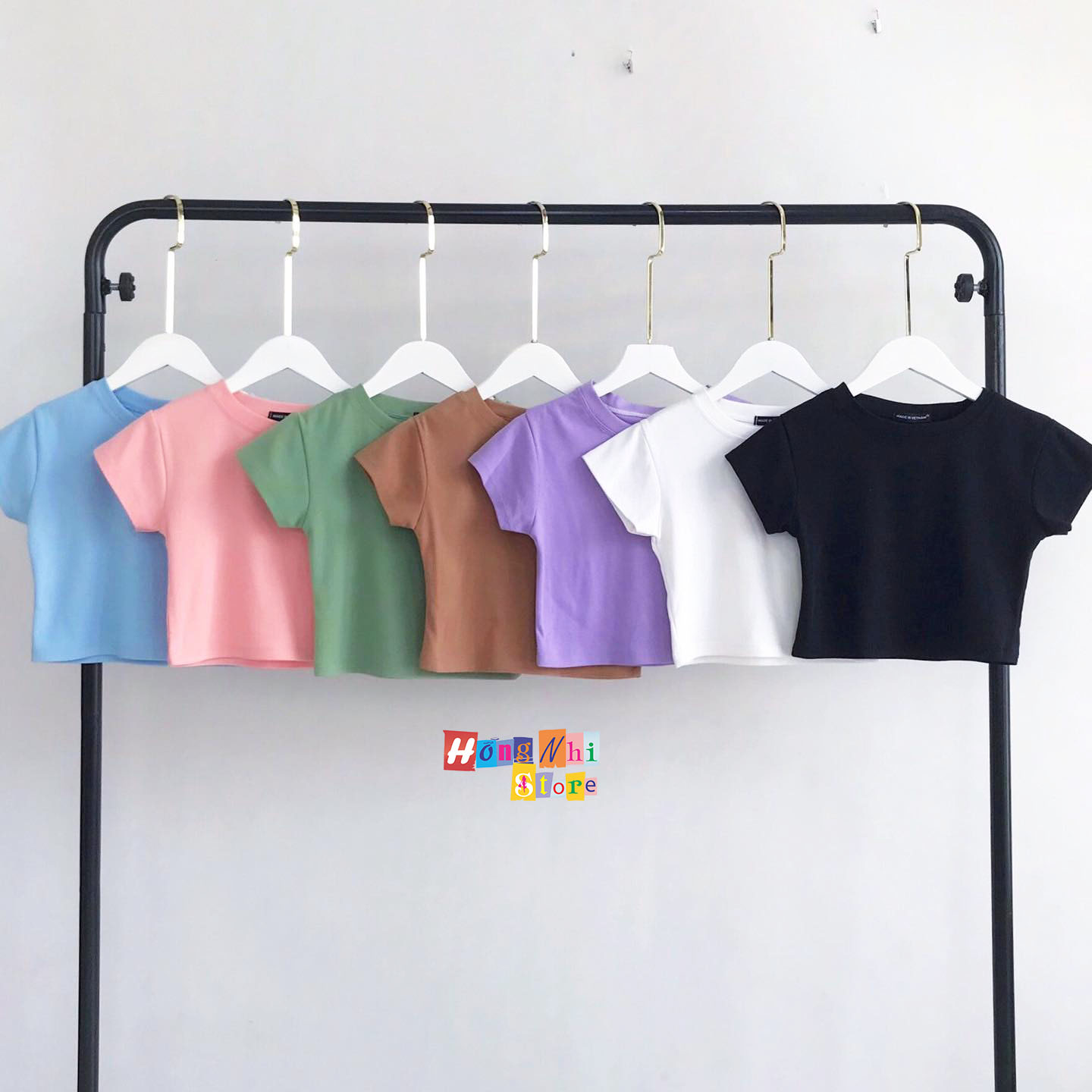 Áo Thun Croptop Body Trơn Tay Ngắn Dáng Ôm Có Size Lớn Ulzzang- MM