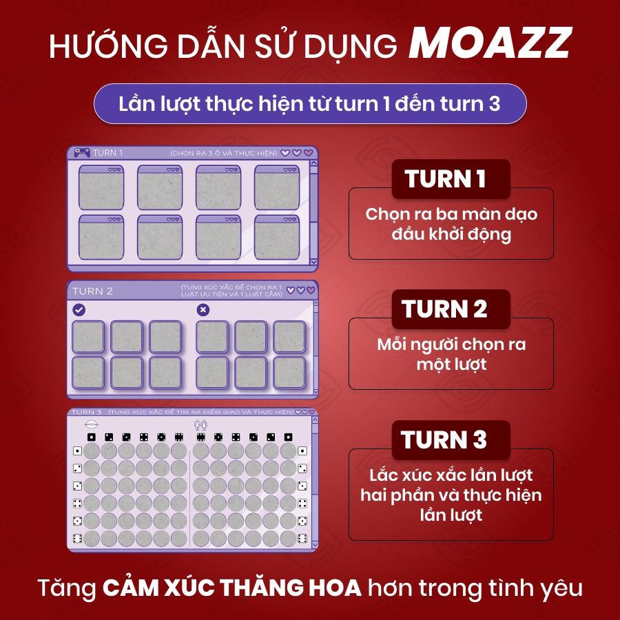 Bảng game &quot;MOAZZ&quot; - Drinking game dành cho cặp đôi siêu hot, đưa mối quan hệ lên một tầm cao mới | Ghiền Mystery