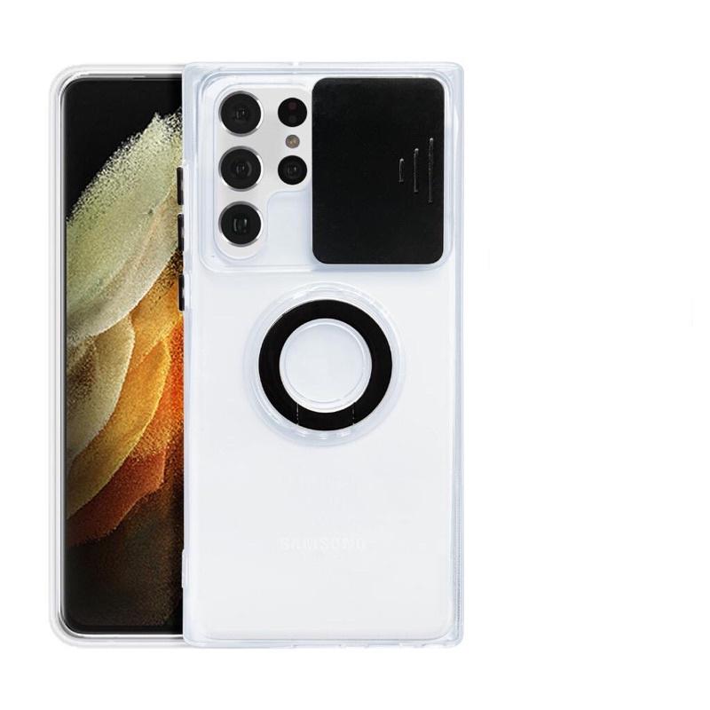 Ốp lưng dành cho Galaxy S21 FE, S21, S21 Plus, S21 Ultra dẻo trong có vòng nhẫn iring