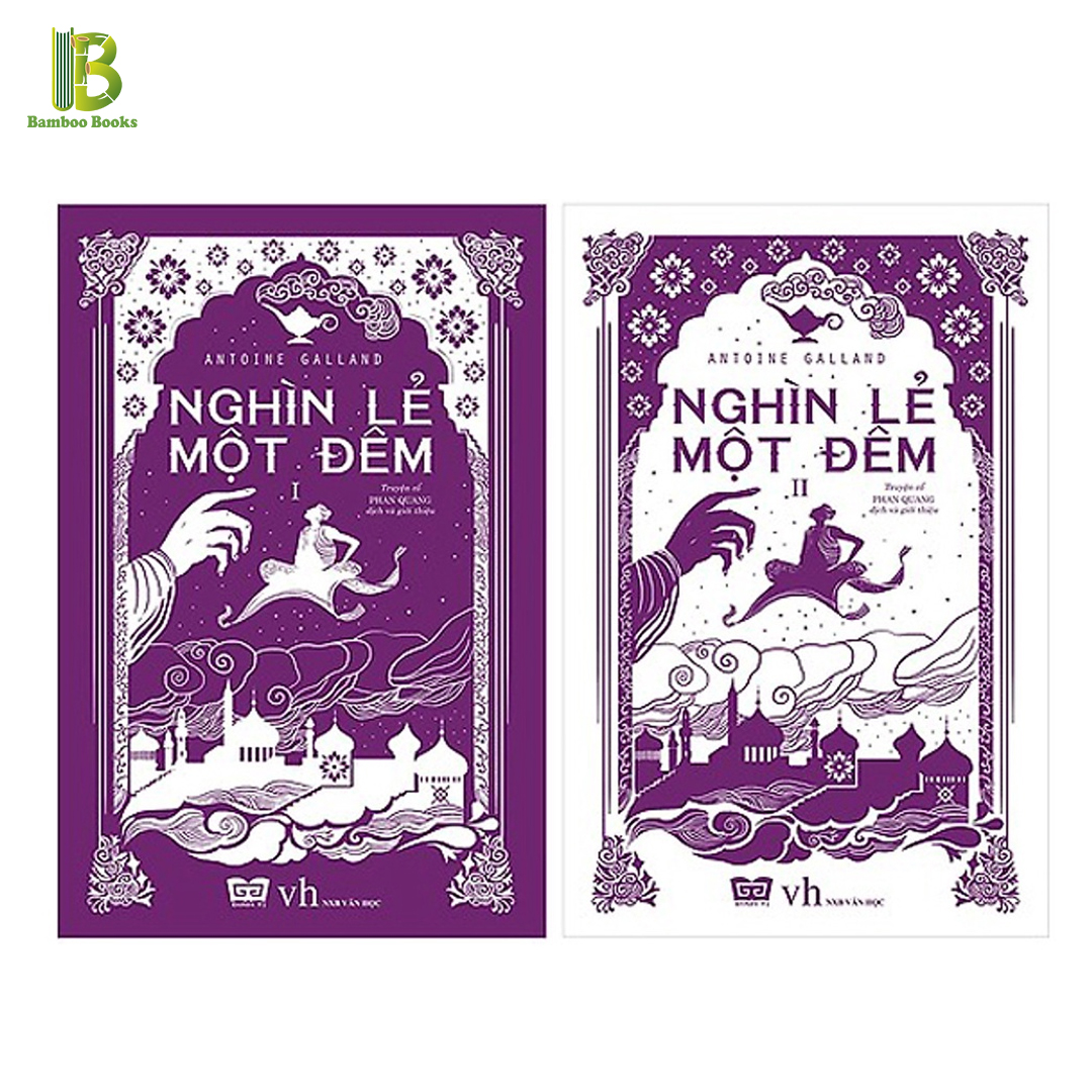 Hộp Sách - Nghìn Lẻ Một Đêm- Full Bộ 2 Tập - Antoine Galland - Đinh Tị Books