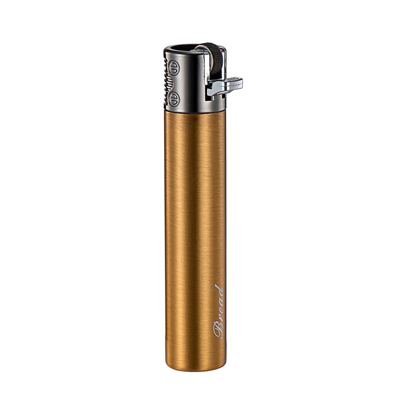 Bật Lửa Gas Đá Hình Trụ Broad BD326 - Xài Gas (Giao màu ngẫu nhiên)