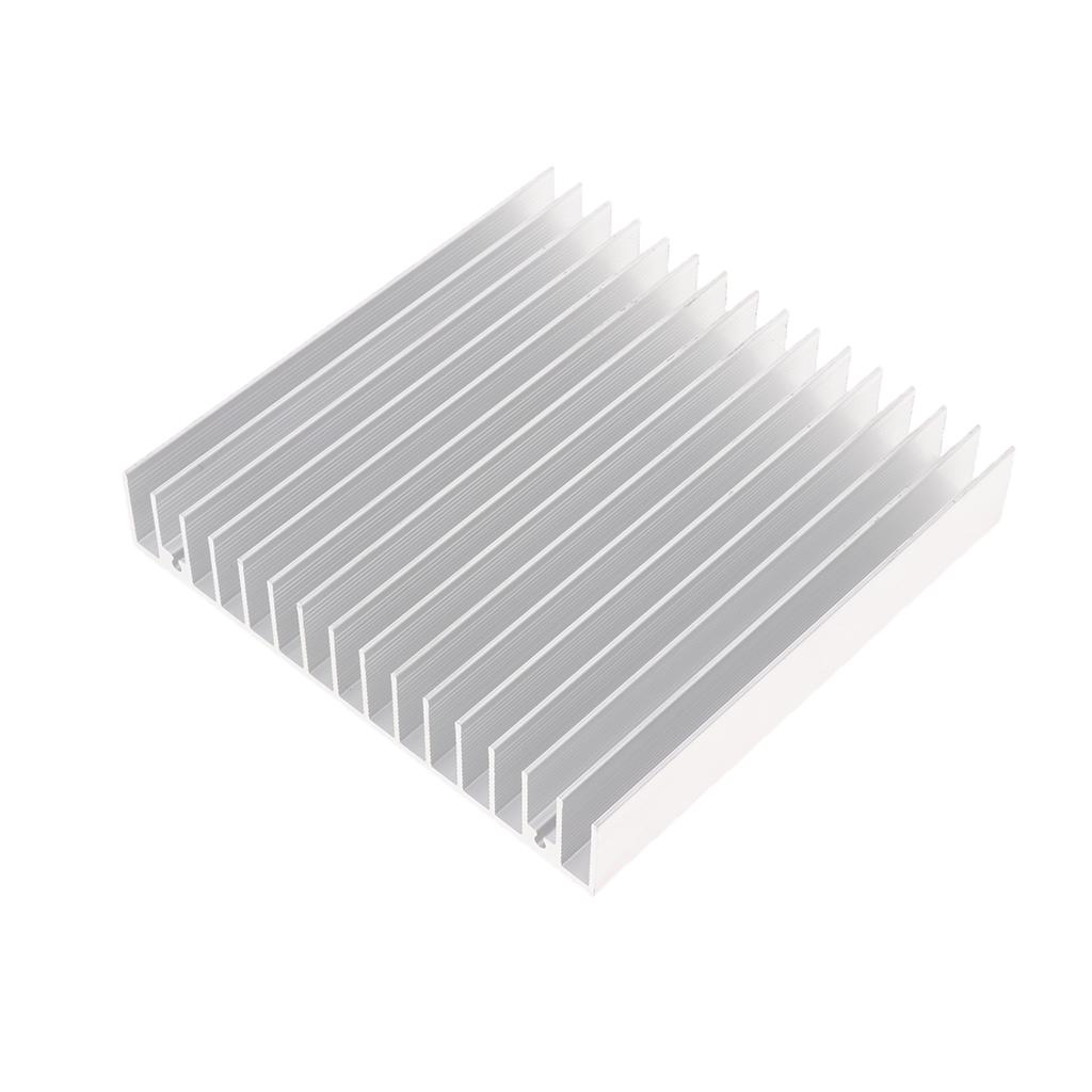 100x100x18mm Tản Nhiệt Nhôm Tản Nhiệt Làm Mát Làm Mát Cho CPU IC Công Suất ĐÈN LED