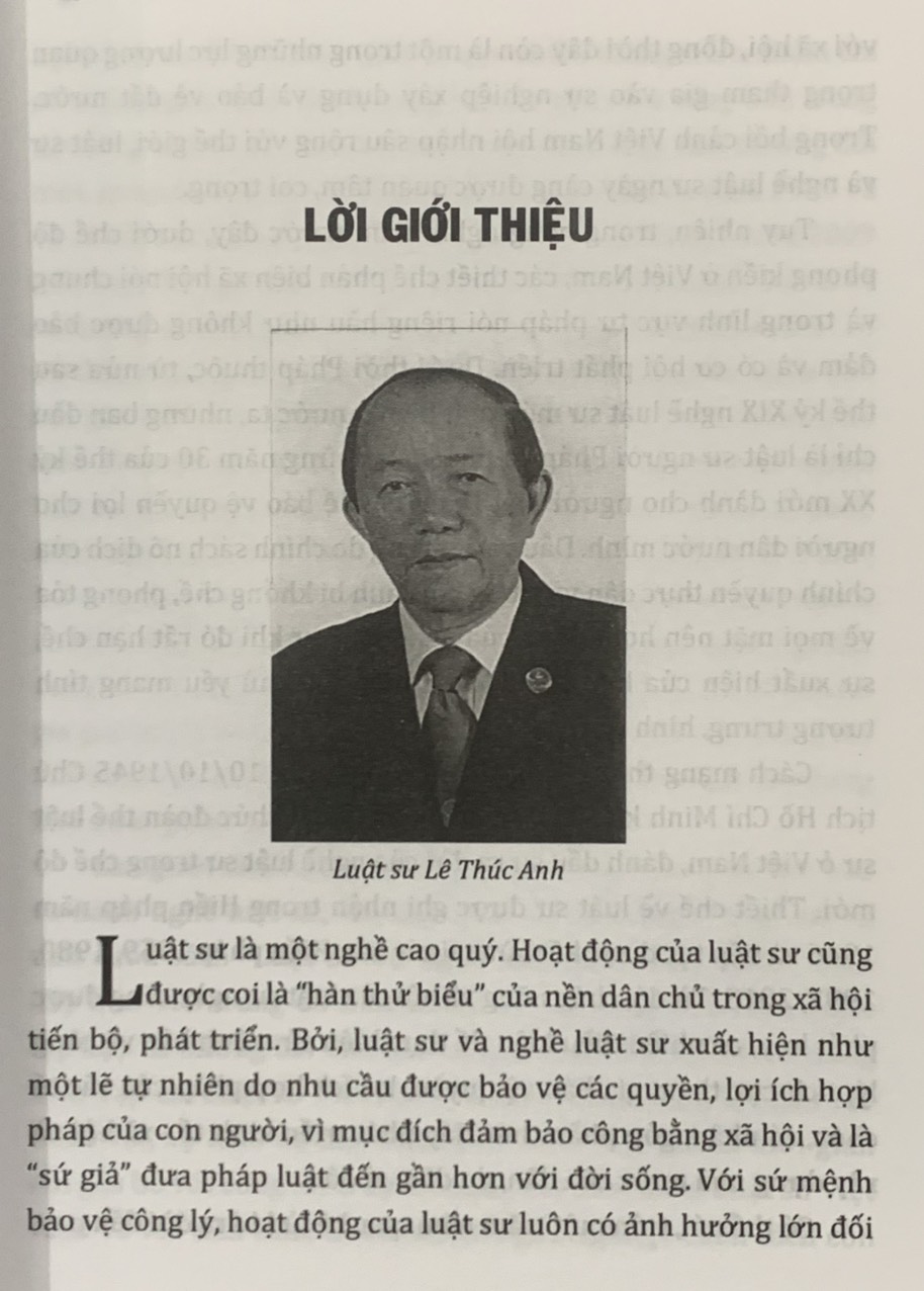 Luật Sư và Nghề Luật Sư Ở Việt Nam