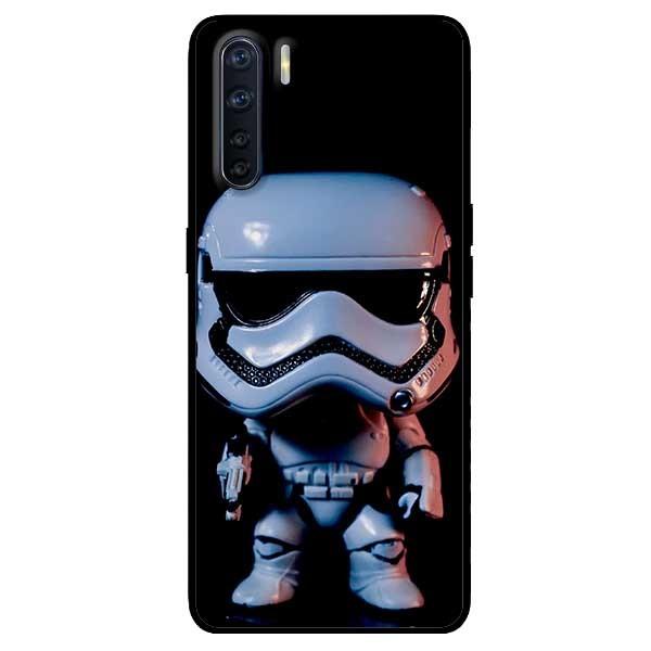 Ốp lưng dành cho Oppo Reno 3 / A91 - Reno 3 Pro - Reno 4 - Reno 4 Pro mẫu Chiến Binh Trắng