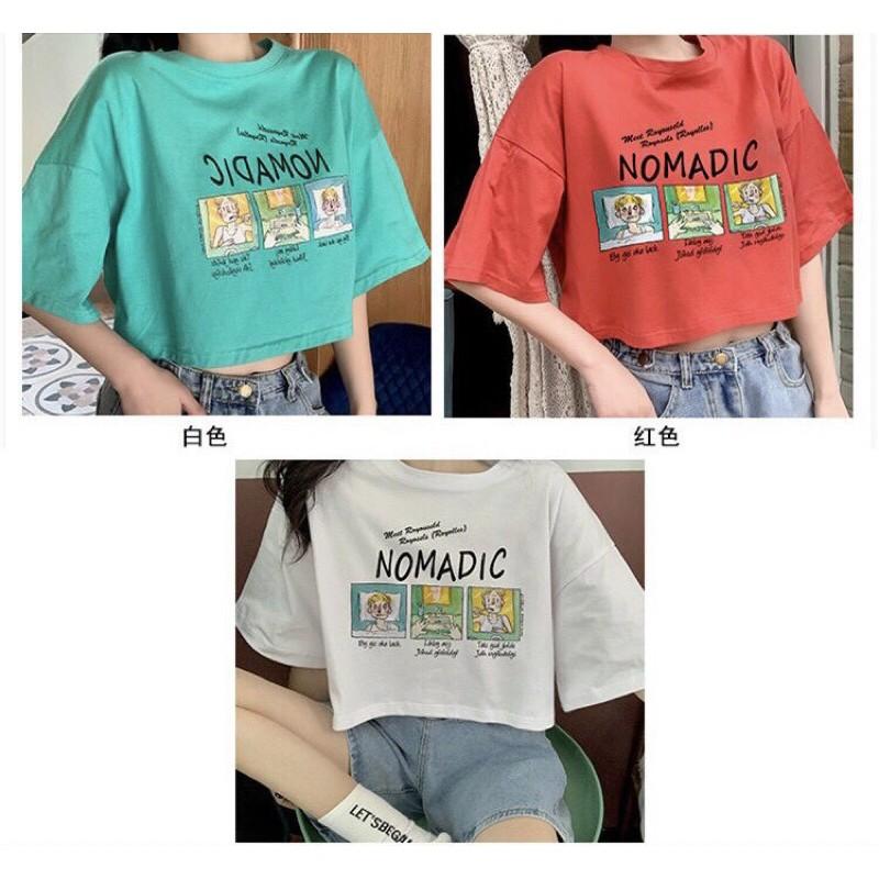 Croptop nữ Áo crop Nomadic form rộng siêu xinh