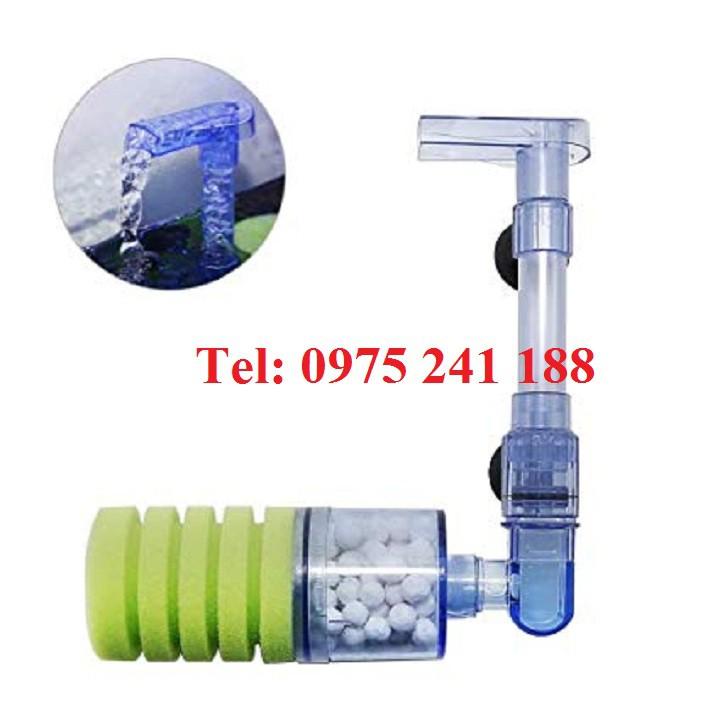 Lọc bể cá XY-2881 đã bao gồm cả hộp lọc, bông lọc và sứ lọc