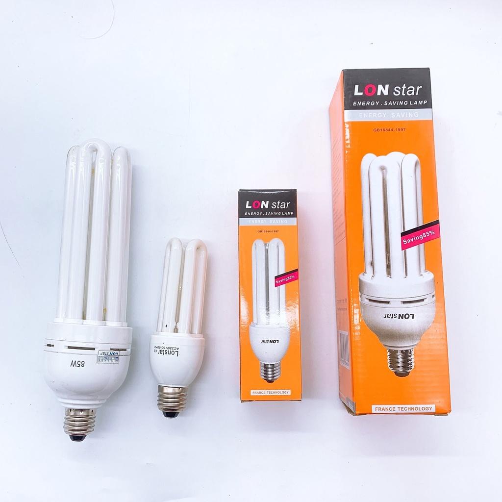 Bóng Đèn Compact 3UĐui E27 LONstar 20W,85W Ánh Sáng Trắng, Vàng -Tiết Kiệm Điện