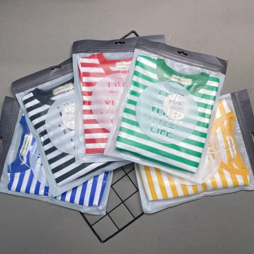 Bộ Cộc Tay Cho Bé Bộ Minky Mom Cộc Tay Cho Bé Trai Với Các đường kẻ Sọc rất đáng yêu. ...