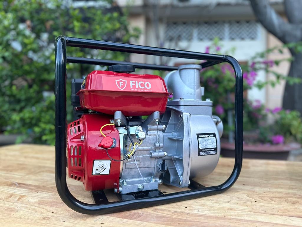 MÁY BƠM NƯỚC CHẠY XĂNG 6.5HP ỐNG 80MM FC-30 FICO - HÀNG CHÍNH HÃNG