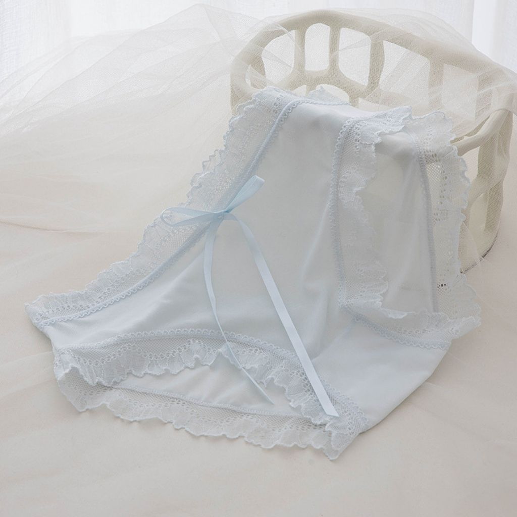 Quần lót nữ ren lưới sexy phối hoa nơ dài gợi cảm quyến rũ 1026 | Quần lót ren chất lượng cao
