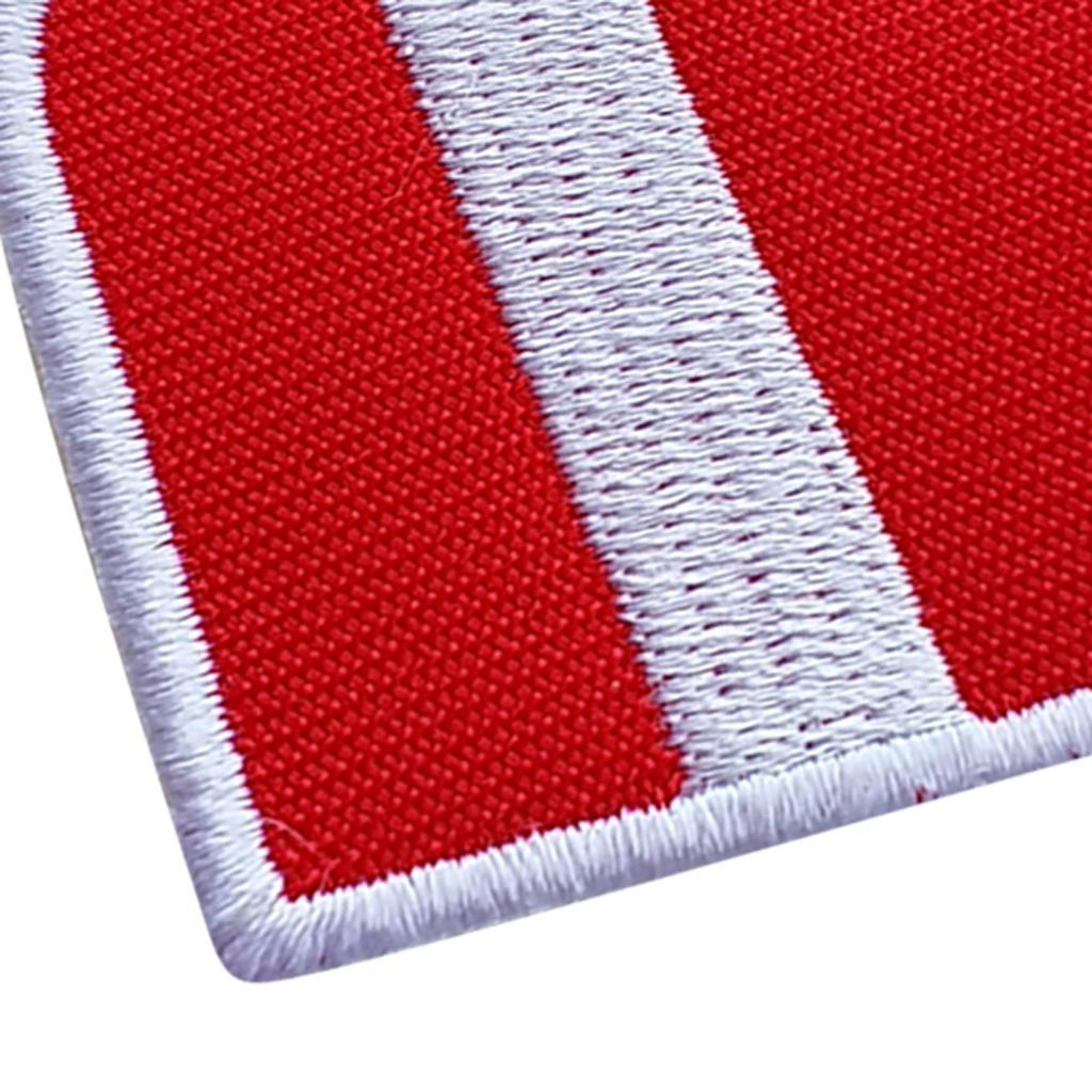 2-10pack Scuba Diving Alpha Flag Diver Down Flag Patch / Badge Red White