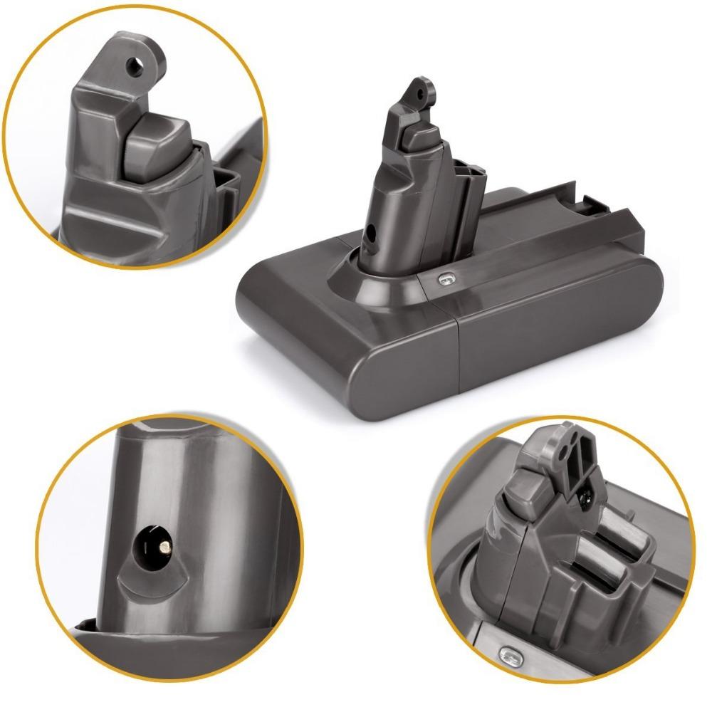 21,6 V 12800mAh Li-Ion Akku für Dyson V6 DC58 Tier DC59 Nhiều boden DC61 DC62 DC74 SV07 SV03 SV09 Pin staubsauger Màu sắc: Vàng