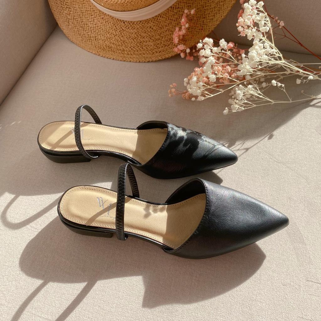 Sandal Bít Mũi Đế Thấp - G0002