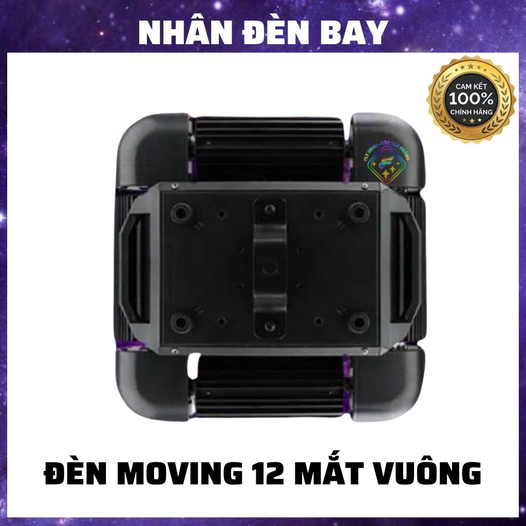 Đèn Laser Moving 12 Mắt Vuông Thiết Kế Ma Trận 3 Chế Độ Trong 1 Cảm Biến Nhạc Cho sân khấu, Phòng bay