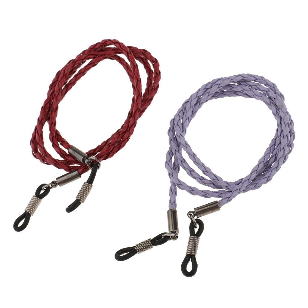 Set of 6pcs Eyeglass Reading Spectacles Sunglasses Glasses Holder Cord Chain