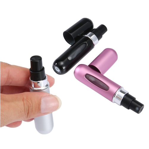 Combo 2 Lọ Chiết Nước Hoa Mini  (Tặng Kèm 02 Giấy Thử Mùi Nước Hoa) - Chai Chiết Nước Hoa 5ml Dạng Vòi Xịt Phun Sương Tiện Dụng - Giao Màu Ngẫu Nhiên