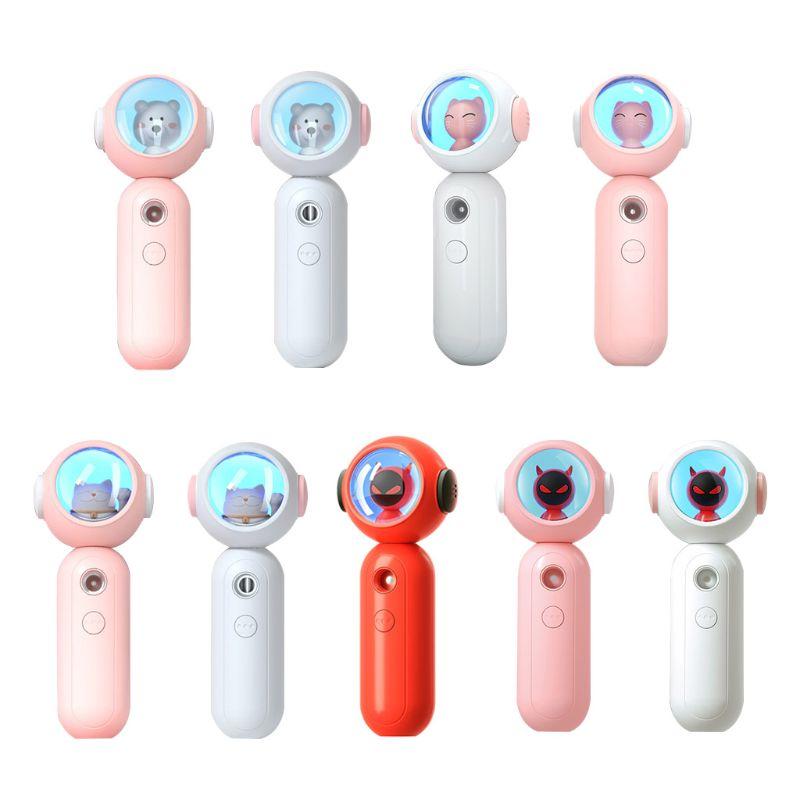 2021 Mới 20Ml Di Động Cầm Tay Máy Phun Sương Tạo Độ Ẩm Mini Hoạt Hình Nano Dưỡng Ẩm Da USB Sương Mặt Xịt Mặt Cơ Thể Nebulize