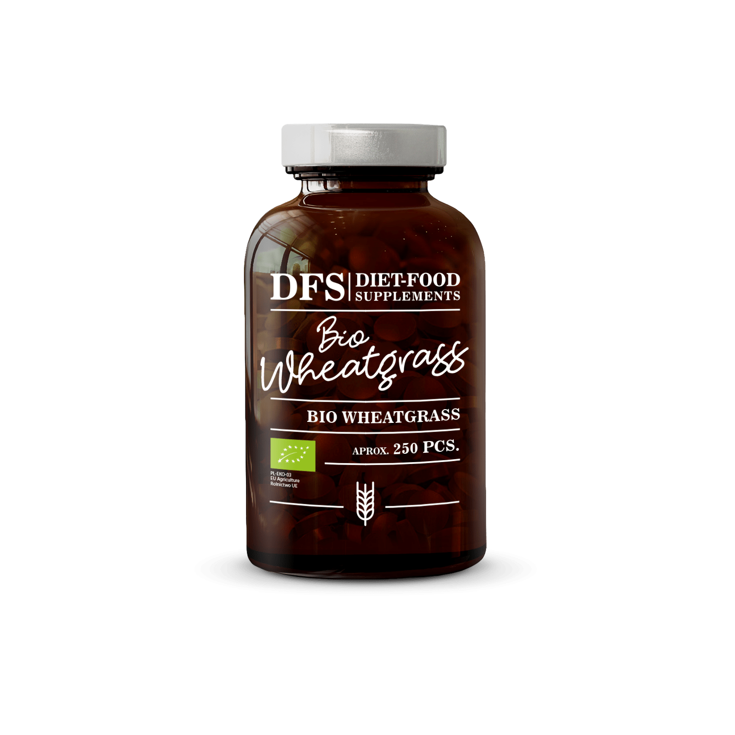 Viên cỏ lúa mì hữu cơ Diet Food Wheatgrass 250 viên