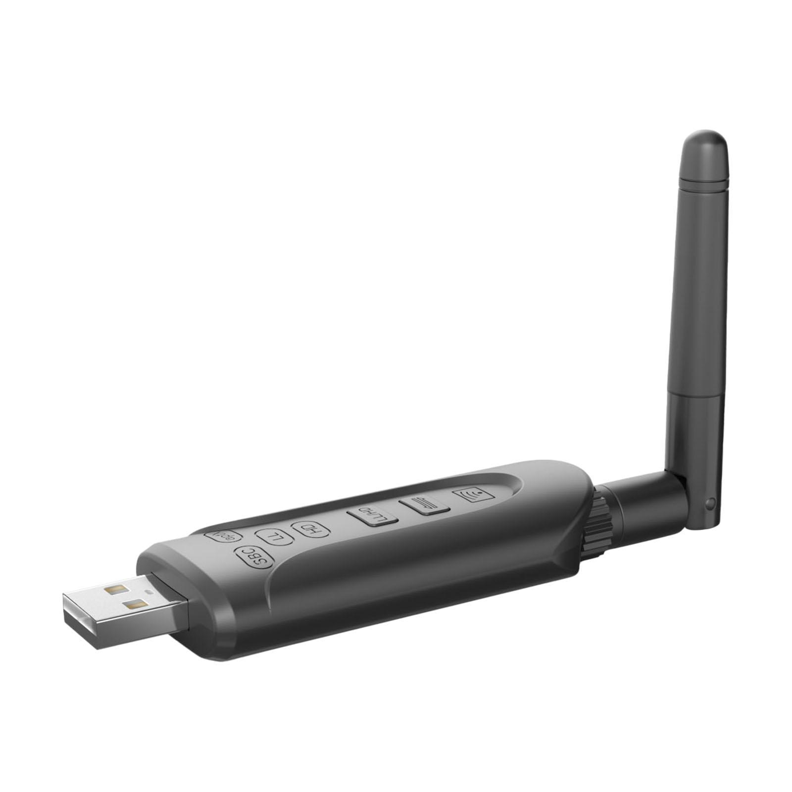 Wireless Audio Transmitter 3.5mm USB Transmitter for Mac for PC for Laptop for Linux