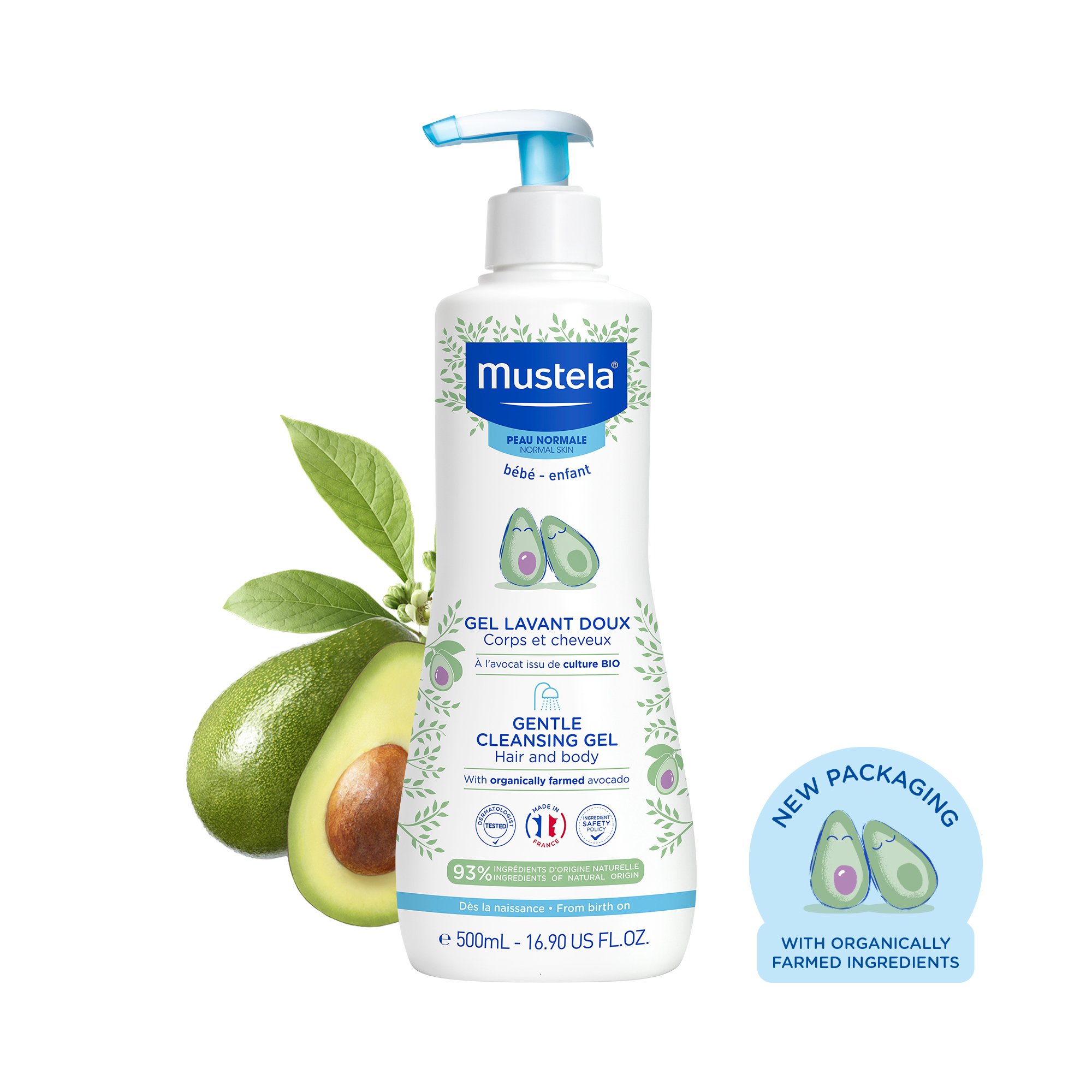 Sữa Tắm Gội Cho Trẻ Sơ Sinh Và Em Bé Da Thường Mustela