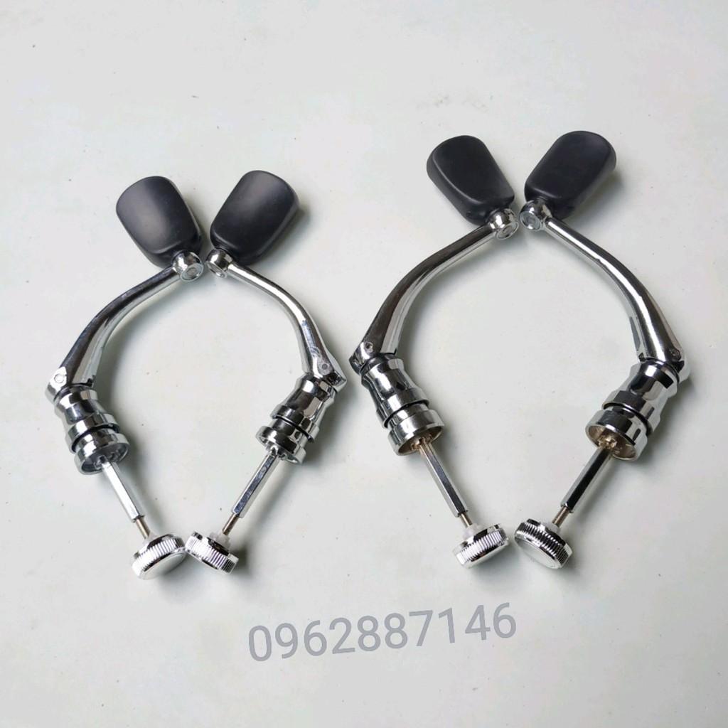 Tay quay máy câu inox cao cấp xịn