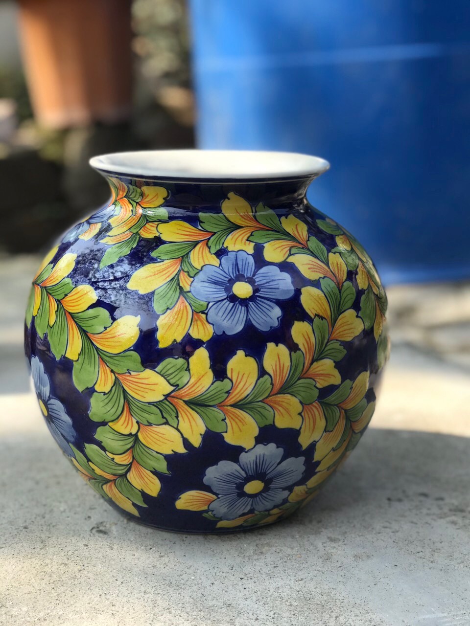 VÒ HOA TRÒN MANG PHONG CÁCH HIỆN H24CM