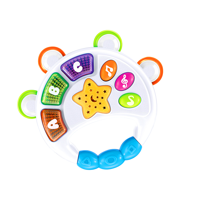 Đồ Chơi Tay Cầm Âm Nhạc 1 TOONYKIDS - Đồ Chơi Thông Minh Cho Bé - Baby Tambourine TN152