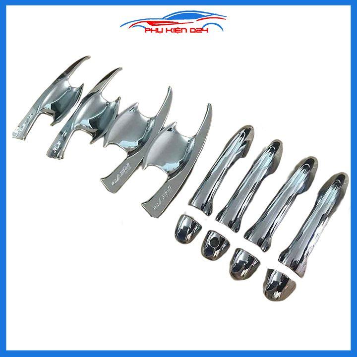 Ốp tay hõm mạ crom Hilux Revo sáng bóng chống trầy bảo vệ cửa xe ô tô