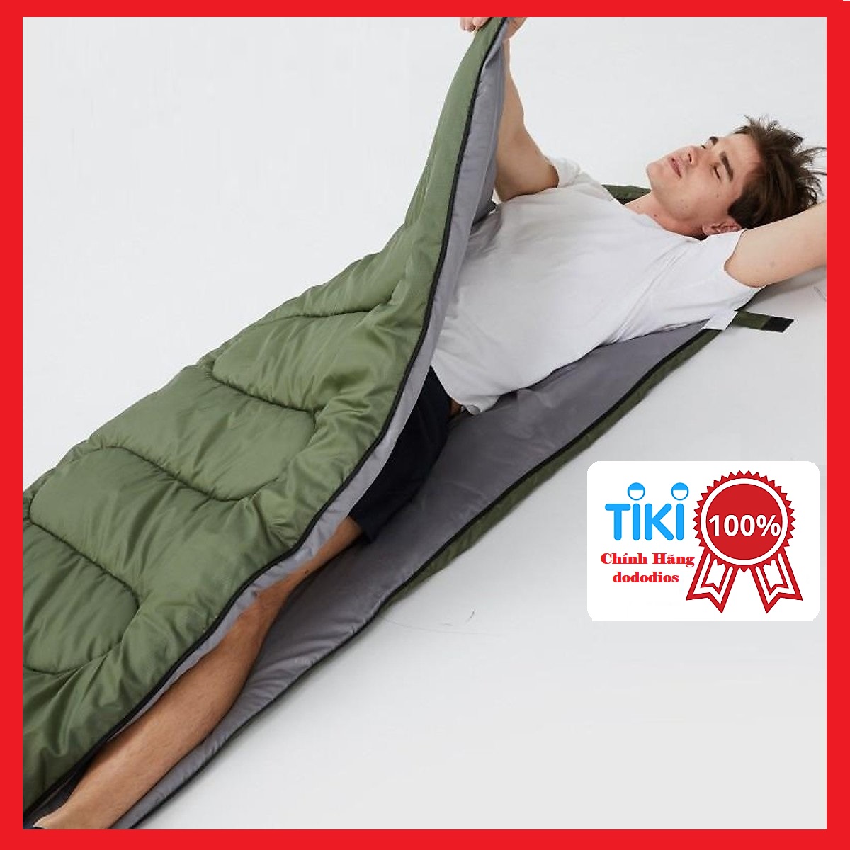 Túi ngủ văn phòng cao cấp có trùm đầu, túi ngủ du lịch dã ngoại, túi ngủ mùa đông - Chính hãng dododios