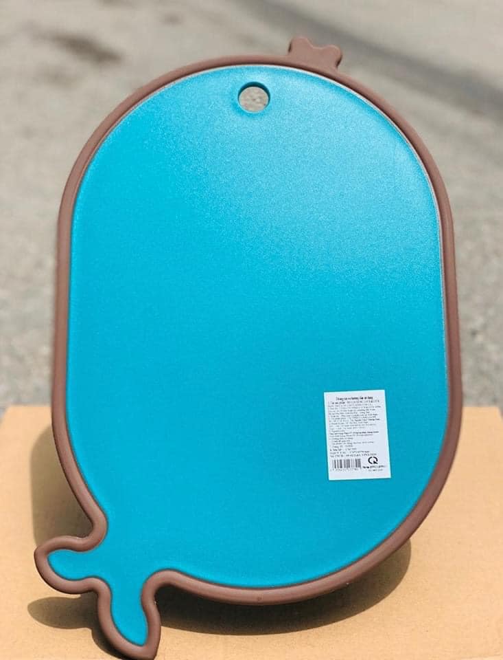 Thớt Nhựa Kháng Khuẩn Lock&Lock Anti-Bacterial – Hàng Chính Hãng, Bề Mặt Chống Trượt, Viền Silicon, Hình Dáng Ngộ Nghĩnh