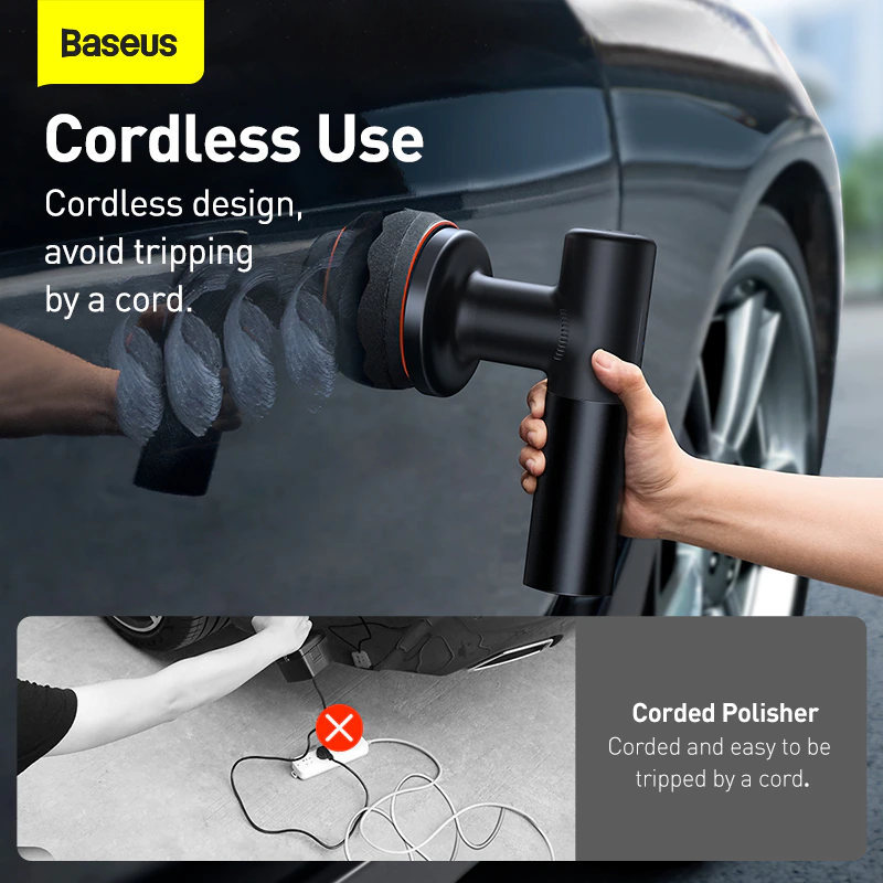 Máy đánh bóng ô tô Baseus New Power Cordless Electric Polisher- hàng chính hãng