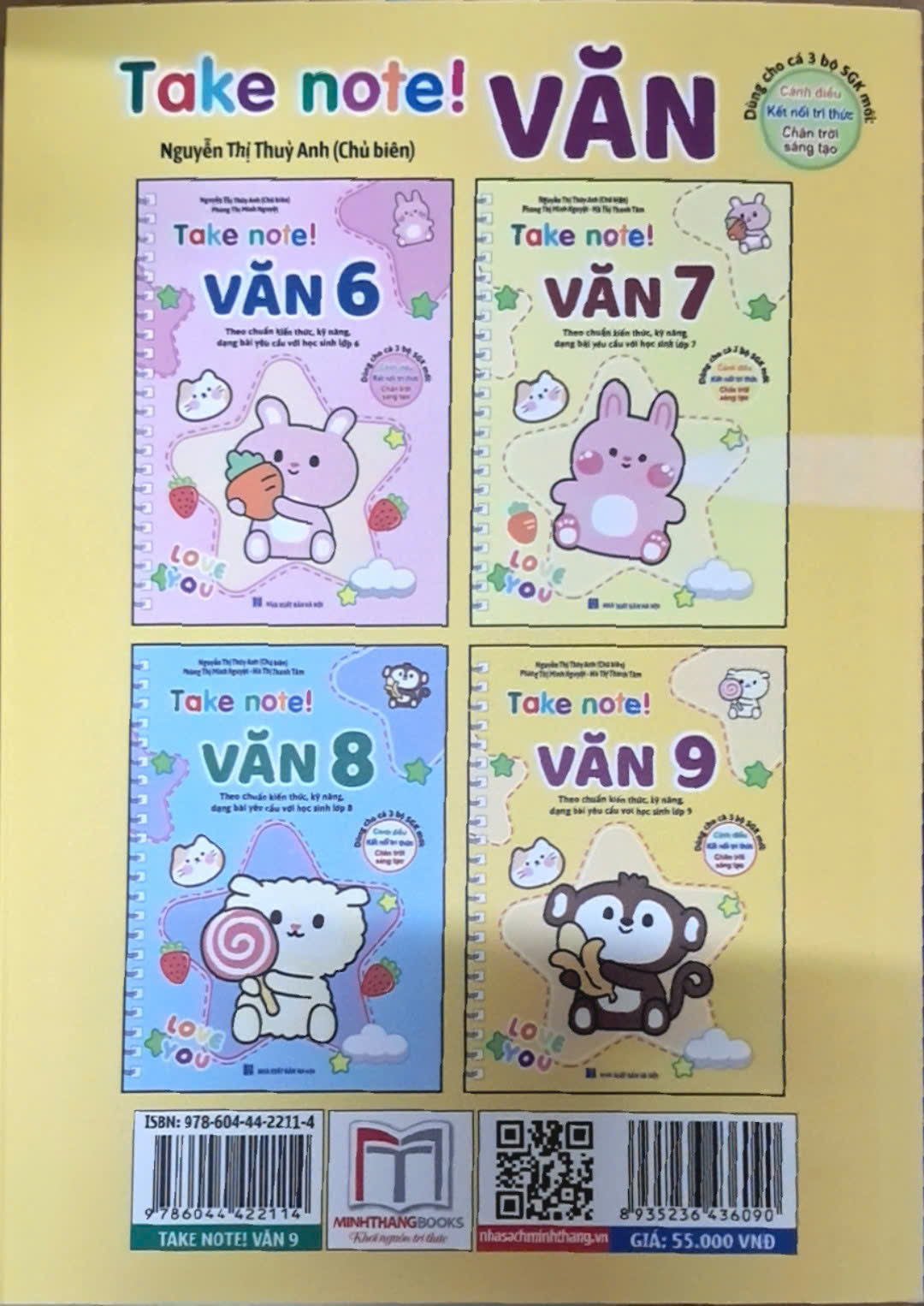 Take Note ! Văn 9 (Dùng cho 3 bộ SGK mới) (Bản gáy thường)
