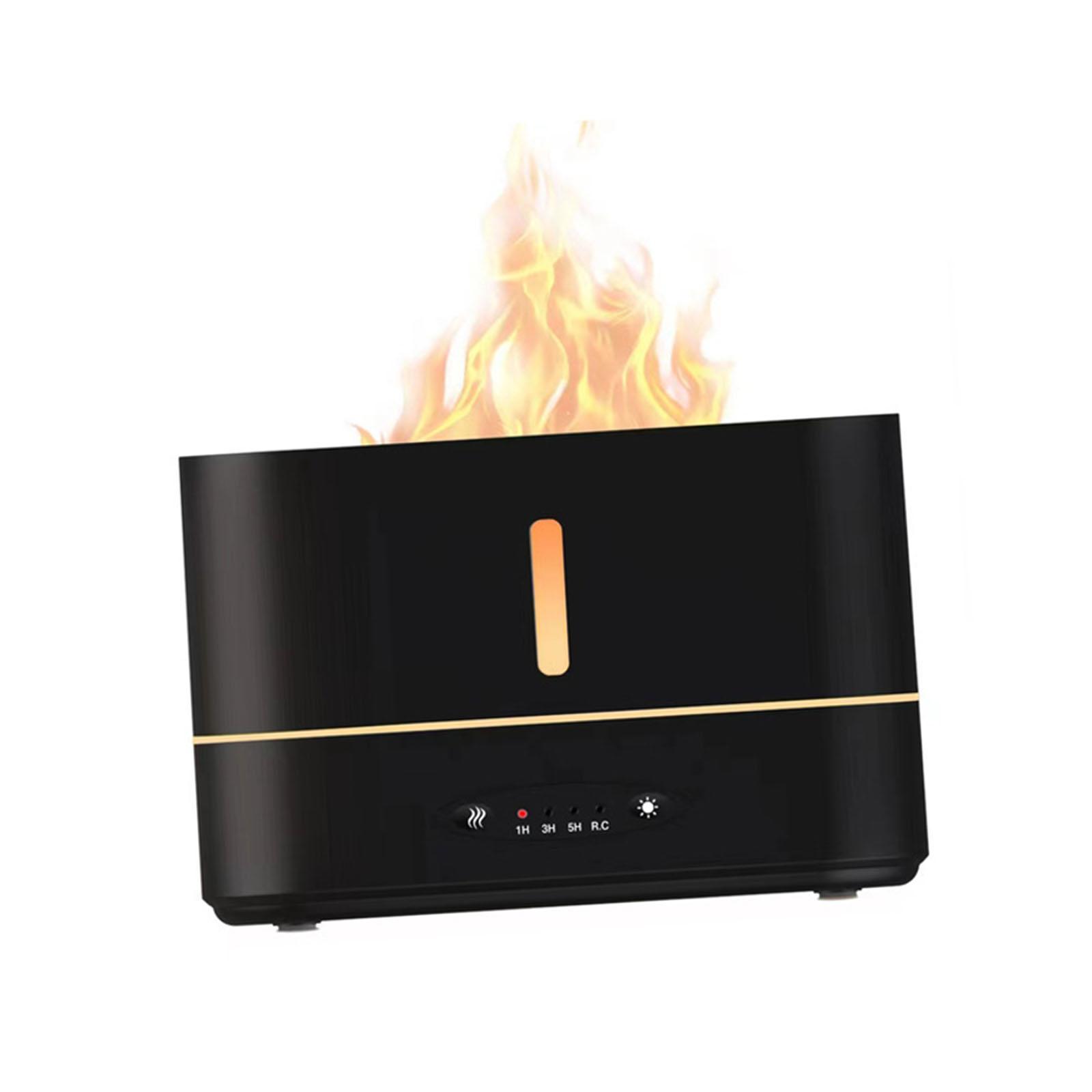 3D Night Light Humidifier Silent USB for Bedroom Travel Nursery Black