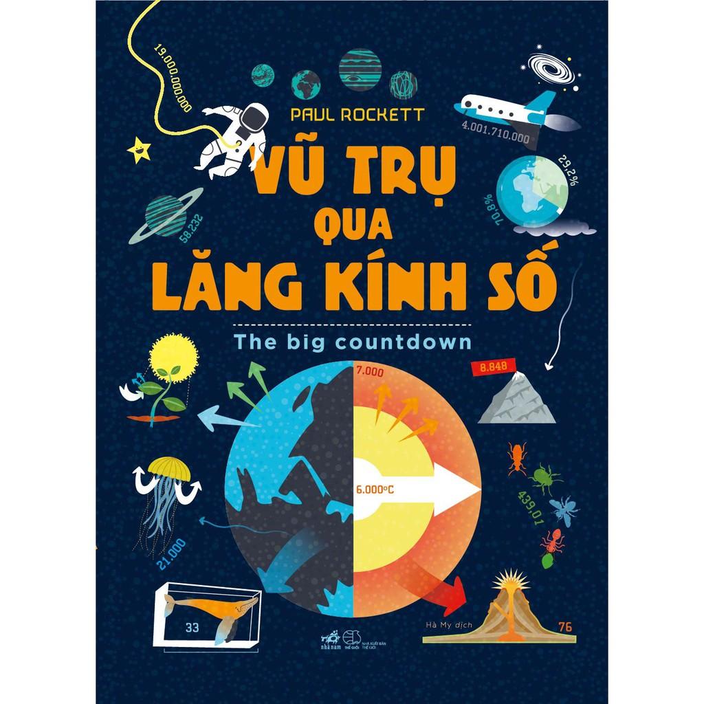 Sách - Vũ trụ qua lăng kính số - The big countdown (Bìa cứng)