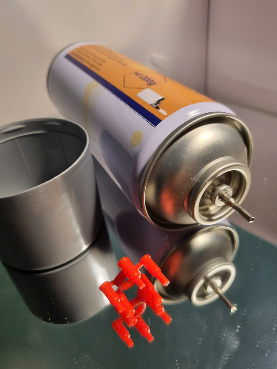 Bình bơm bật lửa Fox, tặng năm đầu bơm Net 300ml/100g