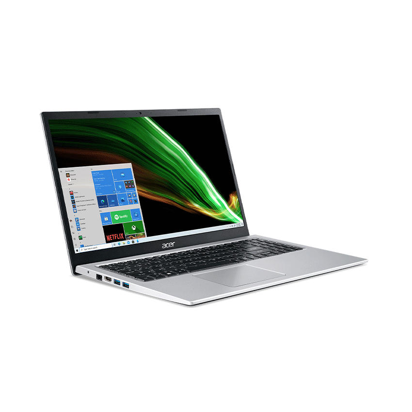 Máy Tính Xách Tay Laptop Acer Aspire 3 A315-58-35AG (Core i3-1115G4, 4GB Ram, 256GB NVMe SSD, 15.6 inch FHD, Win11H, Bạc, 1.7Kg) - Hàng Chính Hãng