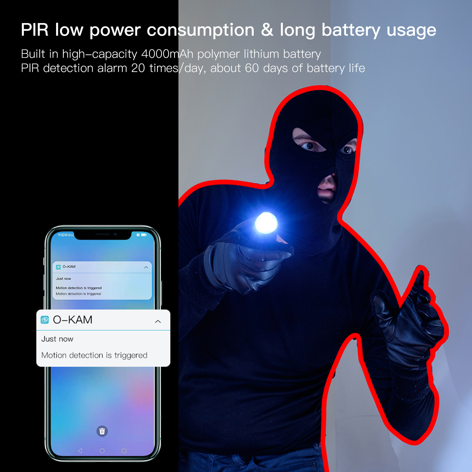 Camera WiFi Không Dây Pin Trâu 6000mAh 60 Ngày Xoay 360 Độ ZOOM 5X Thông Minh Phân Giải QHD 2K Siêu Nét Góc Rộng 170 Độ