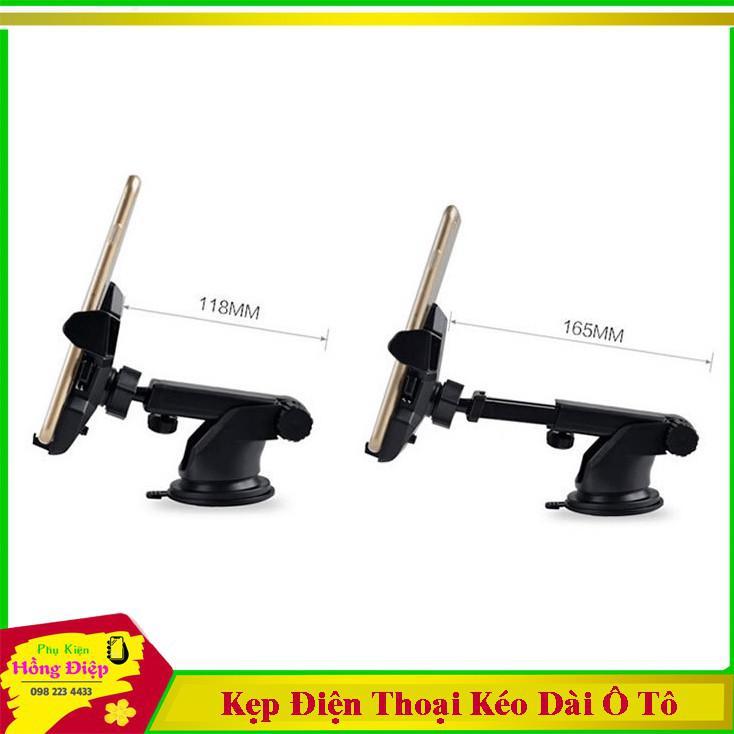 Kẹp Điện Thoại Cổ Dài Ô Tô One-Touch (Điều Chỉnh Được Độ Dài Của Kẹp) ( hàng sẵn )