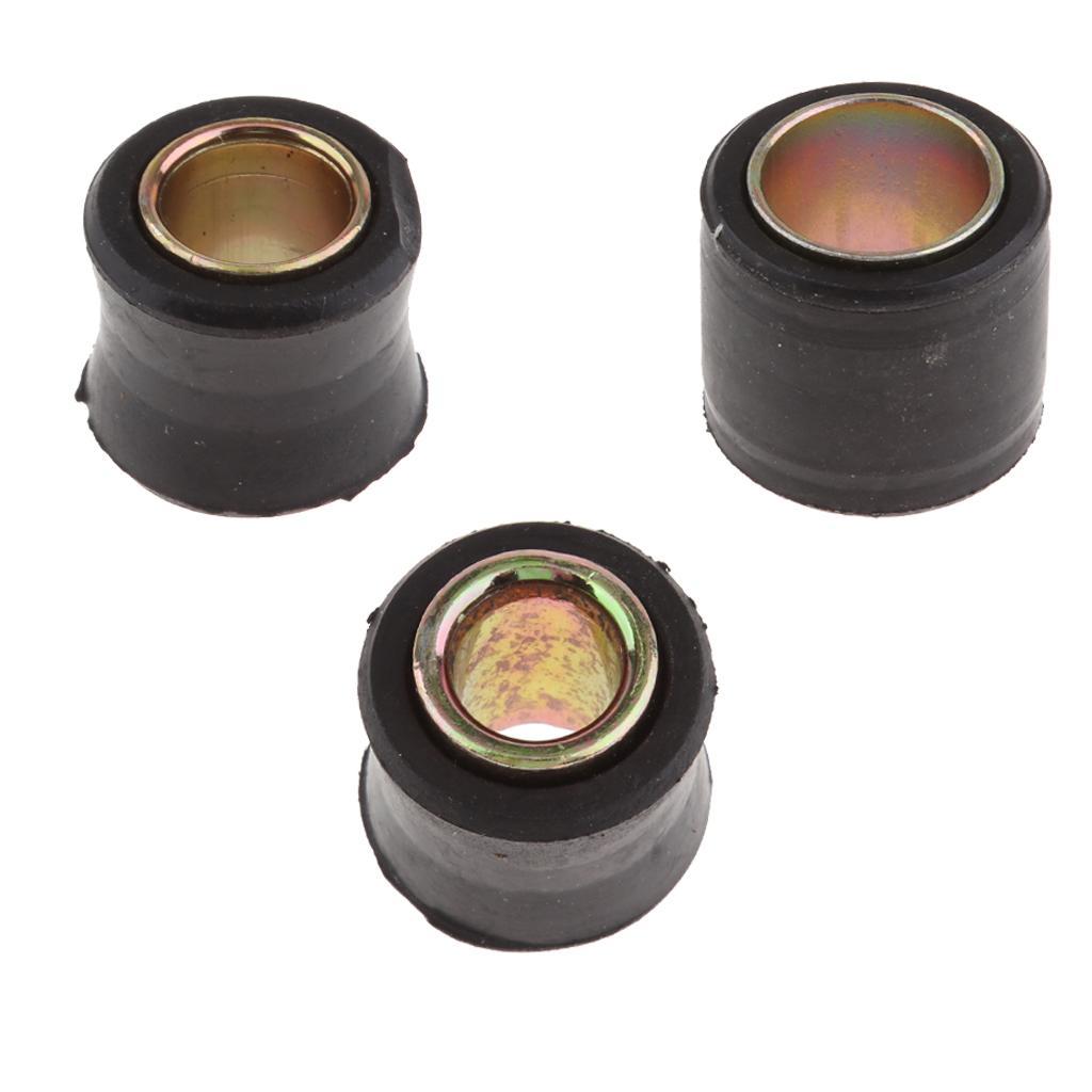 3Pcs Motorcycle Shock Absorber Bushing Rubber Bushes