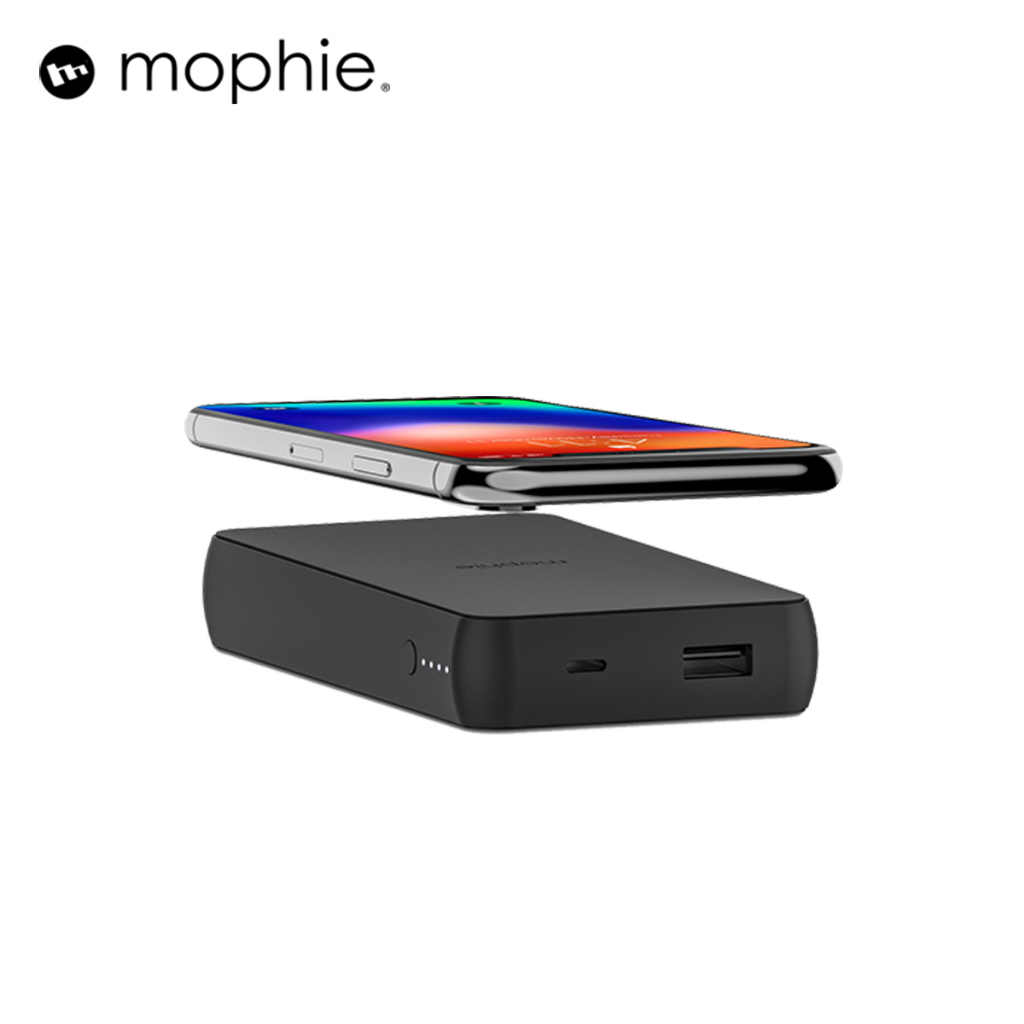 Sạc dự phòng Mophie Powerstation XL 10.000mAh tích hợp sạc không dây - Hàng chính hãng