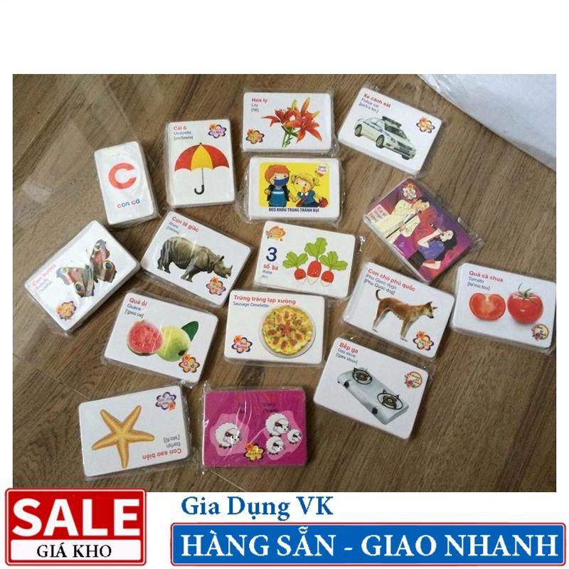 Bộ 416 Thẻ Học Thông Minh Cho Bé - Flashcard Gồm 16 Chủ Đề Thỏa Sức Khám Phá