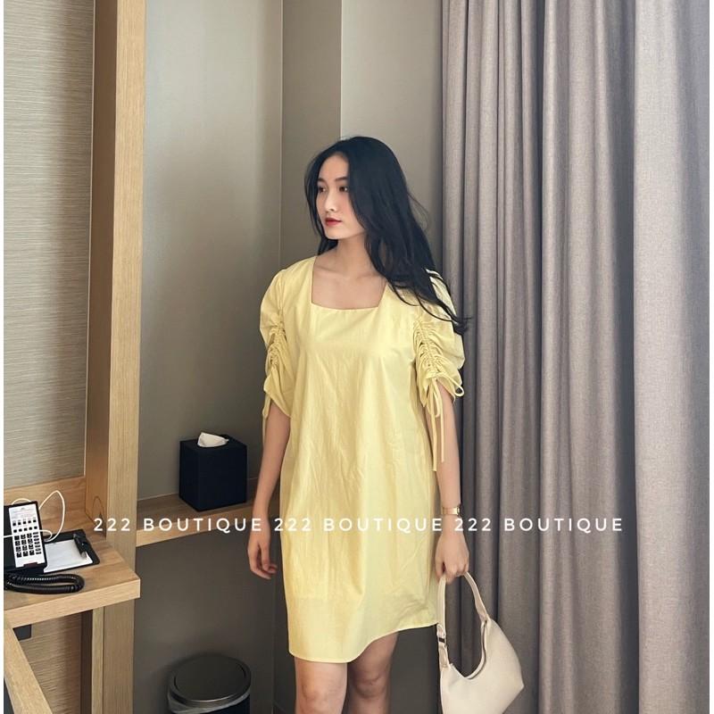 Váy suông inchoose tay bồng nhẹ