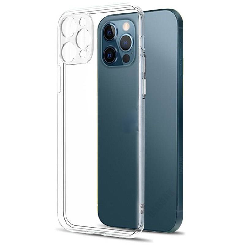 Ốp lưng chống sốc trong suốt siêu mỏng cho iPhone 12 Pro bảo vệ camera hiệu Likgus Crashproof giúp chống chịu mọi va đập - hàng nhập khẩu